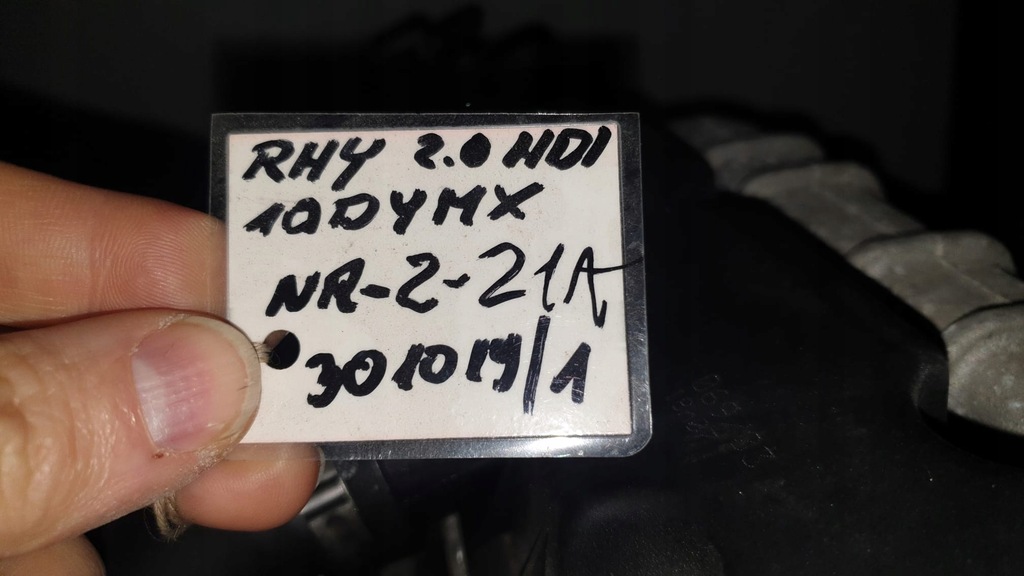 фото №10, Двигатель citroen peugeot 206 2.0 hdi rhy 10dymx