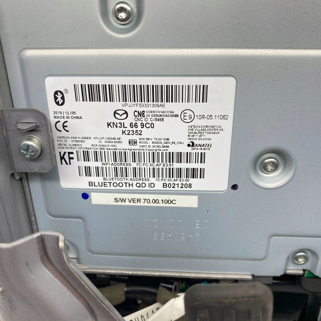 фото №5, Mazda cx-5 ii 2019 автомагнитола