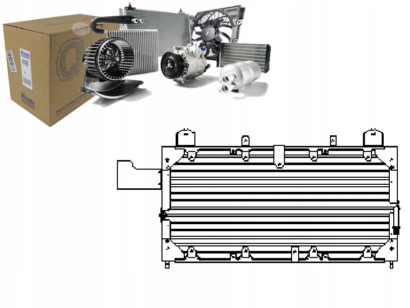 фото №1, Nissens 94318 конденсатор, кондиционер