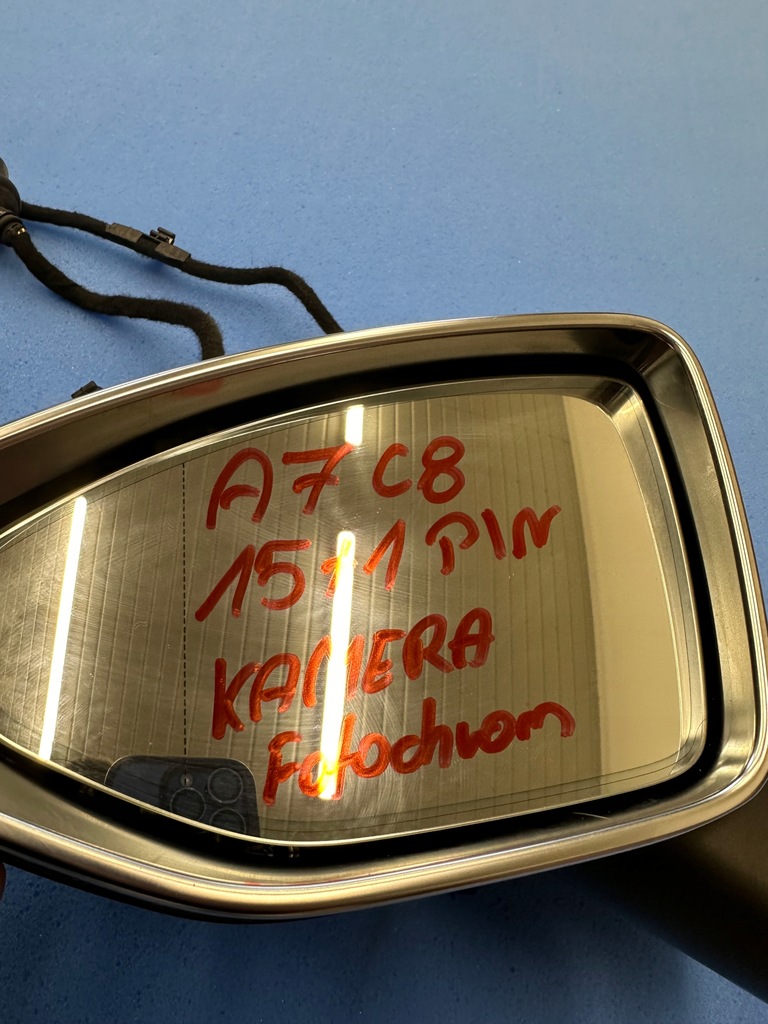 фото №12, Зеркало левая audi a7 s7 c8 15 + 1 pin камера ассистент фотохромный оригинальный номер