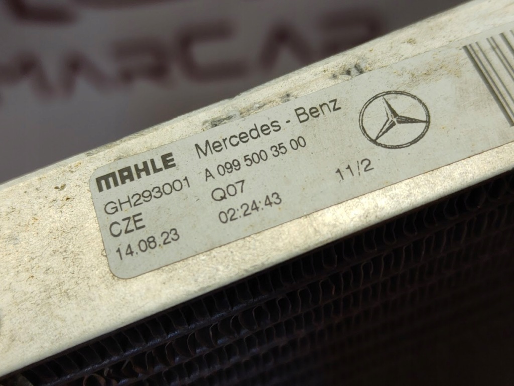 фото №8, Радиатор wody жидкость mercedes vito w447 a0995003500