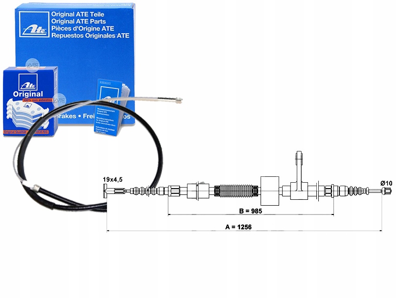 фото №1, Ate 24.3727-0005.2 cięgło, гальмо стояночний