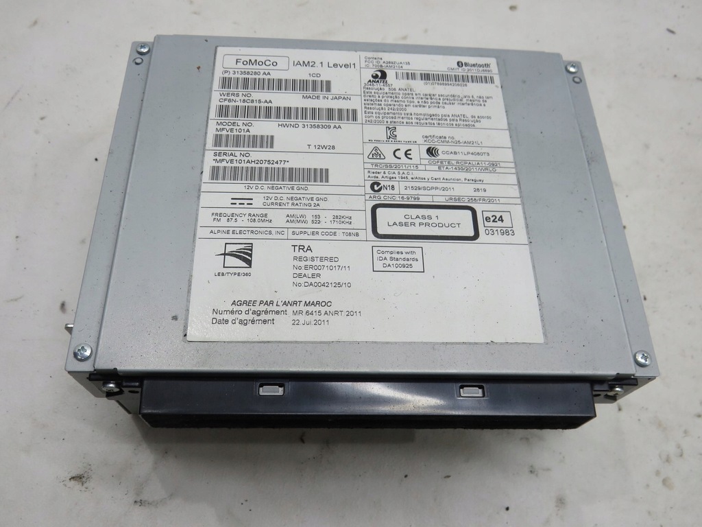 фото №1, Радіо радіопрогравач volvo s60 ii v60 31358280