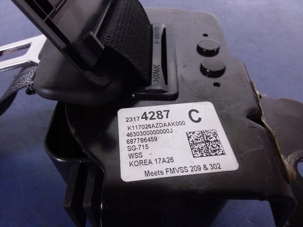 фото №4, Cadillac cts iii pas безпеки задній середній