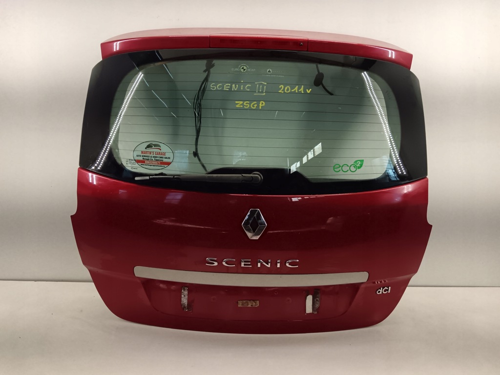 фото №2, Крышка багажника багажника задняя renault grand scenic iii 08-12 zsgp