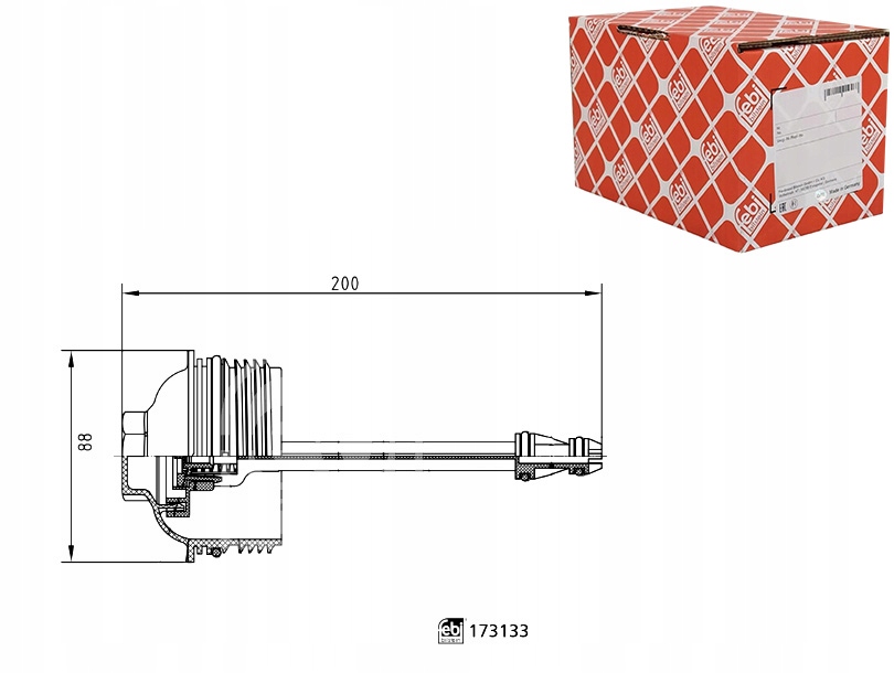 фото №13, Кришка корпус фільтра оливи febi bilstein 173133 03l115433 vw audi