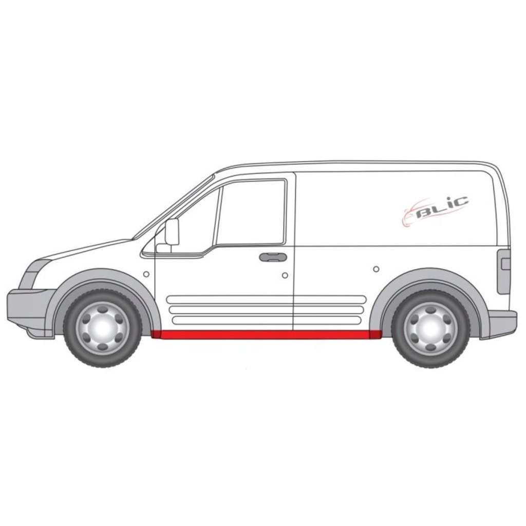 фото №2, Порог перед правый tourneo connect transit 02-14