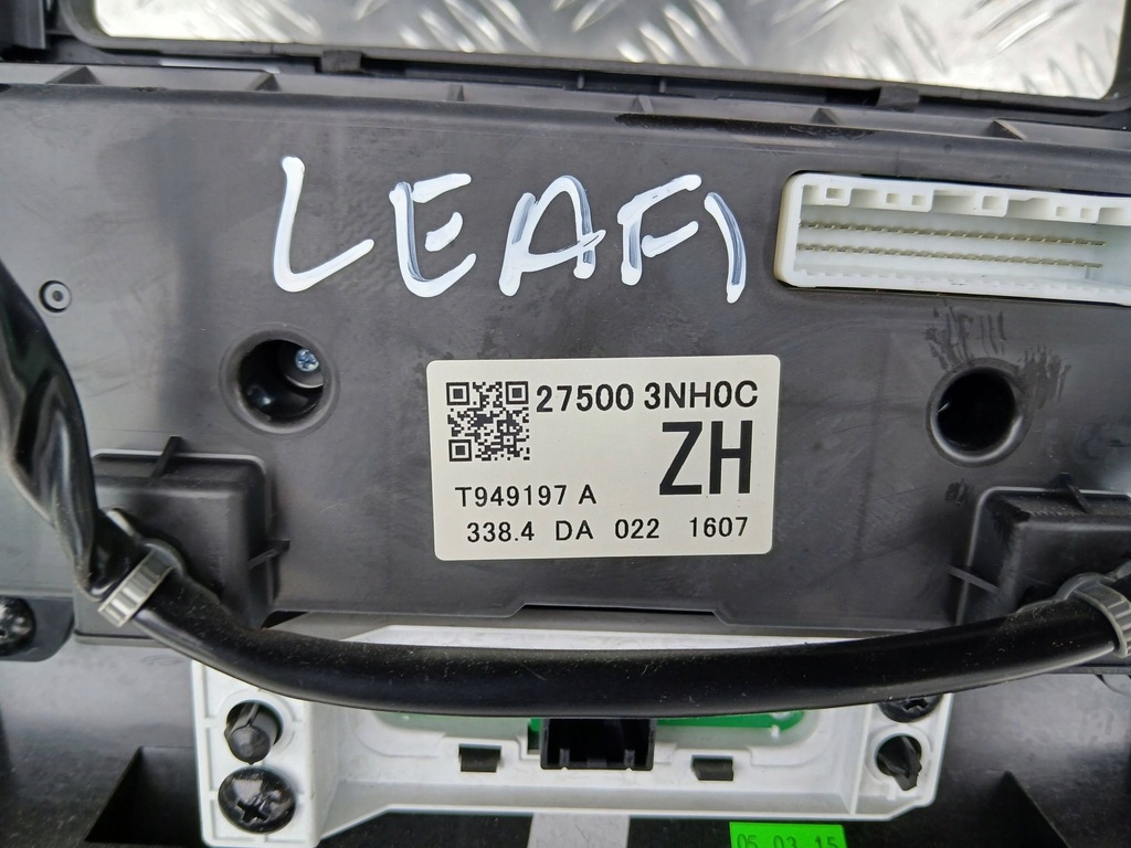 фото №16, Nissan leaf i ze0 панель средний решётка обдув рамка 682603nl0a 2015r