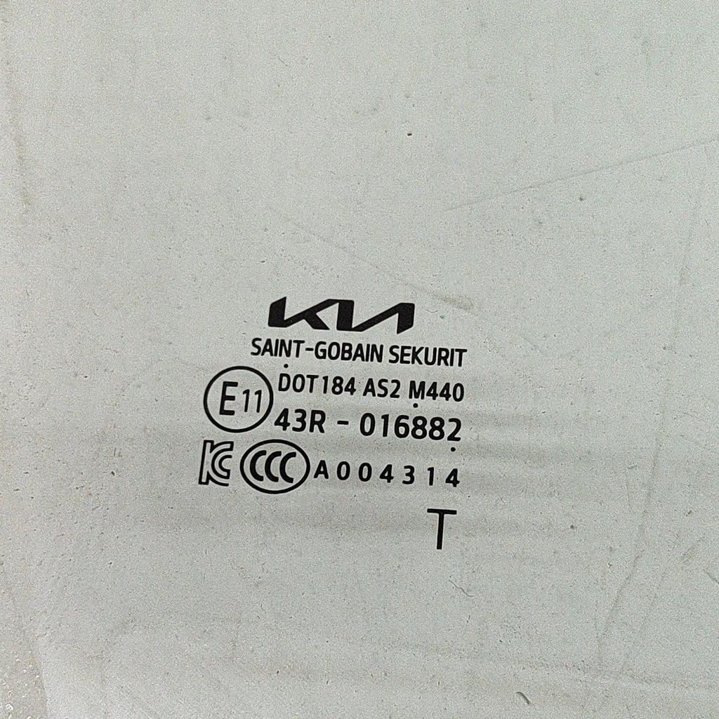 фото №6, Kia ev6 2021 перед сторона правая стекло дверь передних