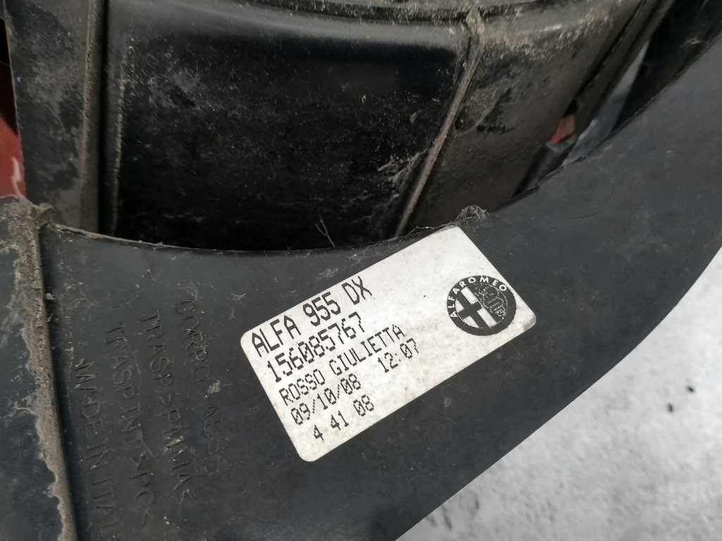 фото №12, Лампы задняя комплект alfa romeo mito 156085789 156085767 хэтчбек