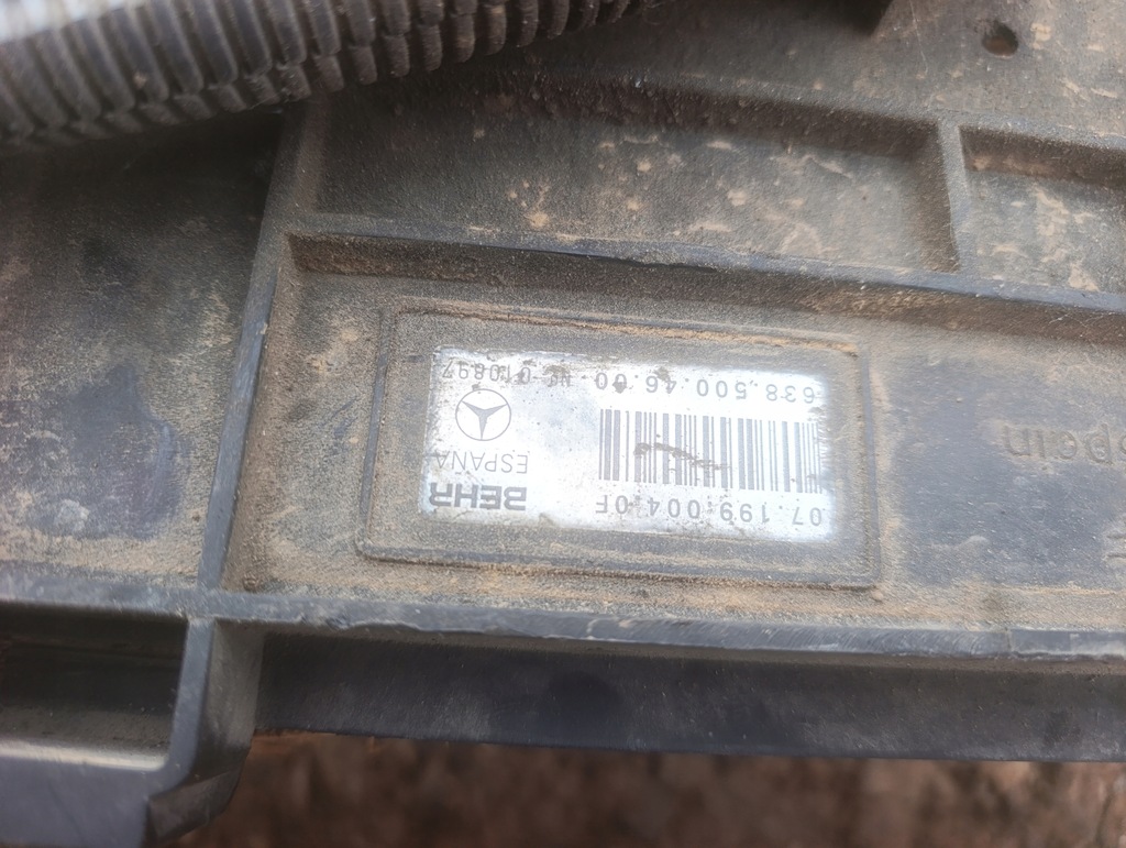 фото №8, Корпус вентилятора mercedes vito w638 2.2 cdi 6385004600