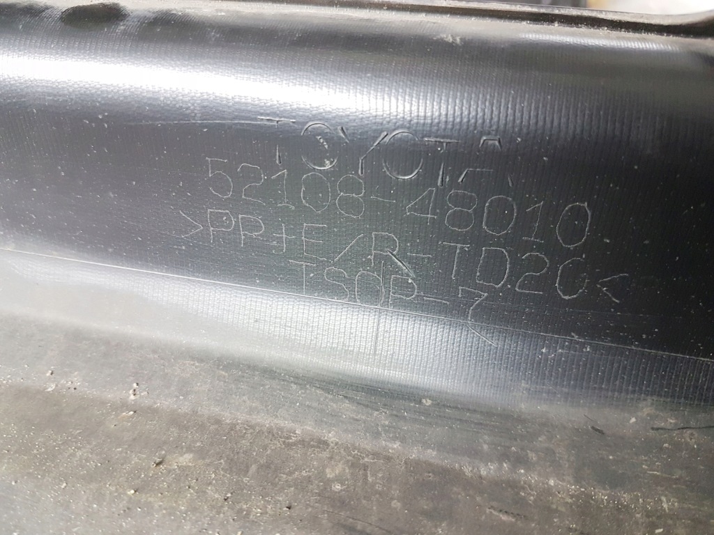 фото №8, Lexus rx 15-19 диффузор спойлер dół бампер задняя