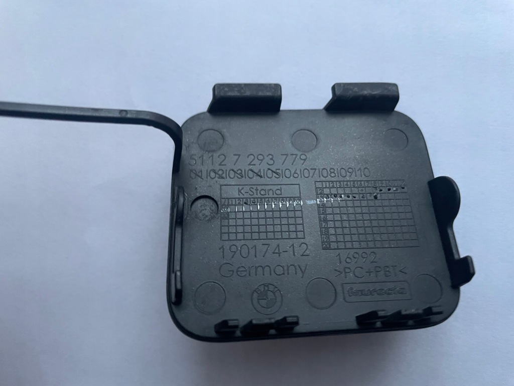 фото №10, Bmw seria 3 gt f34 стандарт 2013-2016 заглушка фаркоп задняя оригинал