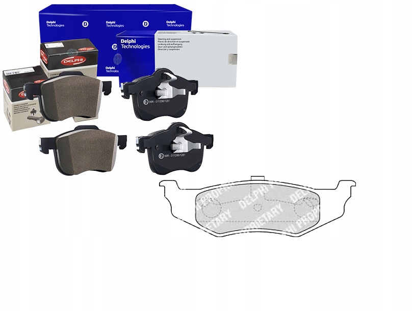 фото №1, Delphi lp1515 набор тормозных колодок тормозных, тормоза дисковые