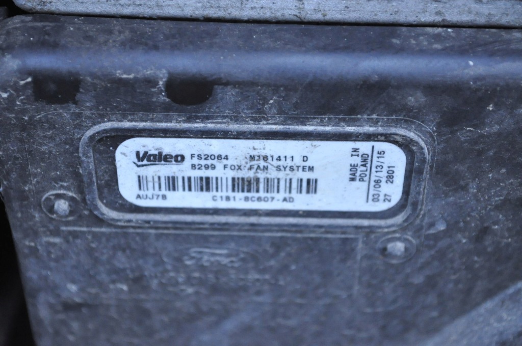 Ford fiesta mk7 1.0 ремень передний комплект wntylator в Украине