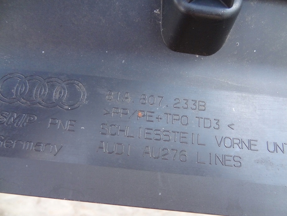 фото №9, Плита захист pod бампер перед 81a807233b audi q2