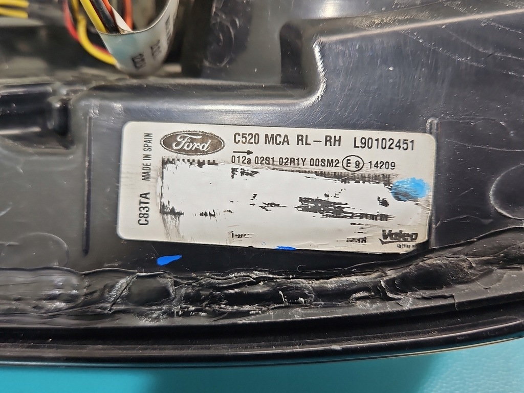 фото №9, Лампа задняя правая ford escape iii 12- usa