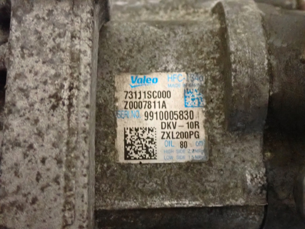 фото №6, Subaru forester iii 2.0d 09- компрессор компрессор кондиционера