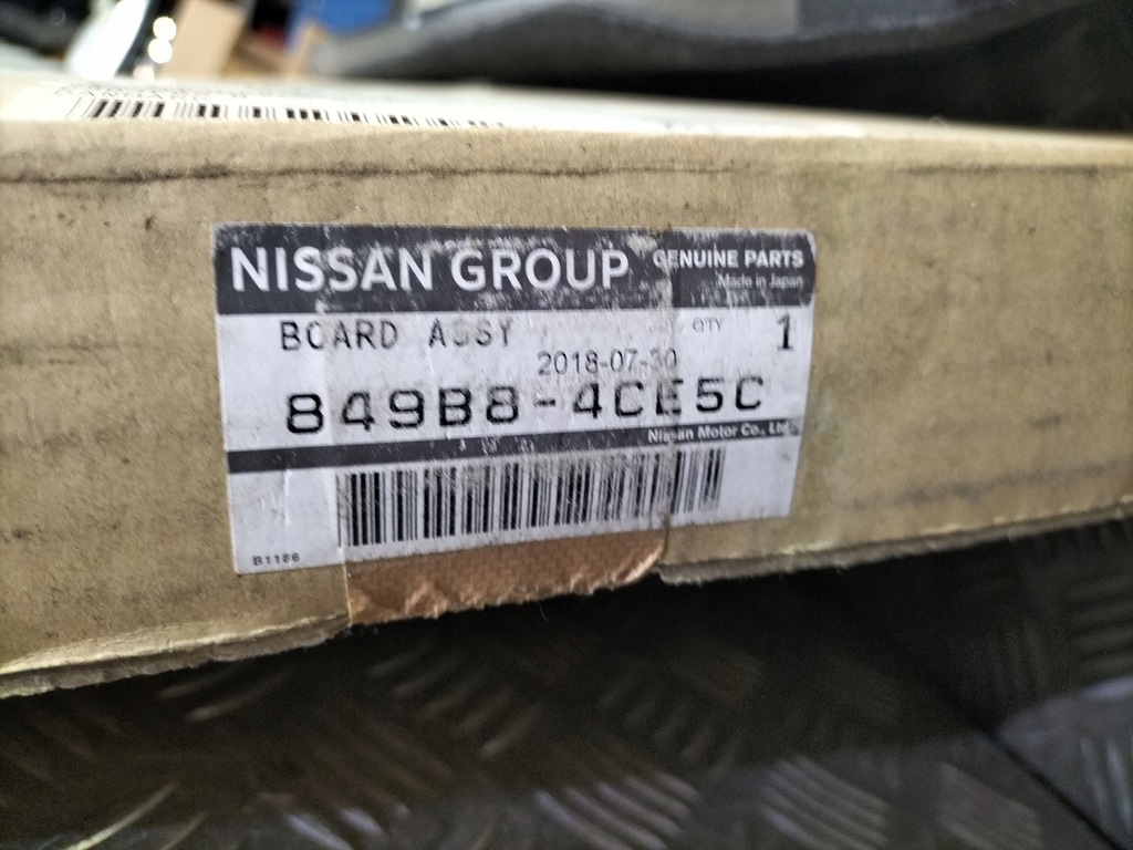 фото №8, Nissan x-trail полка задняя czarna nowa 849b8-4ce5c