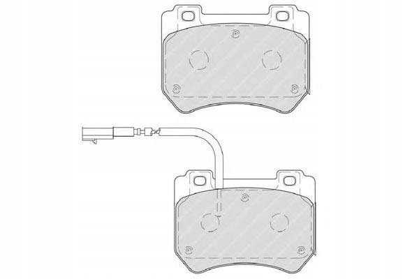 фото №1, Ferodo тормозные колодки тормозные alfa romeo 159 brera spide