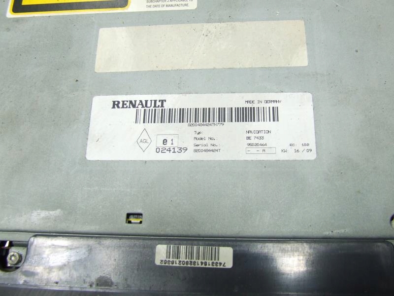 фото №4, Renault megane ii радіо навігація 8200484424t