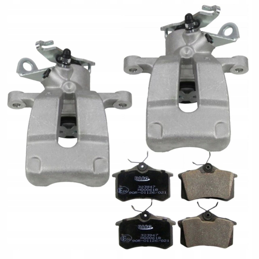 фото №1, Суппорты тормозные задняя +тормозные колодки renault megane ii iii scenic fluence scenic 3