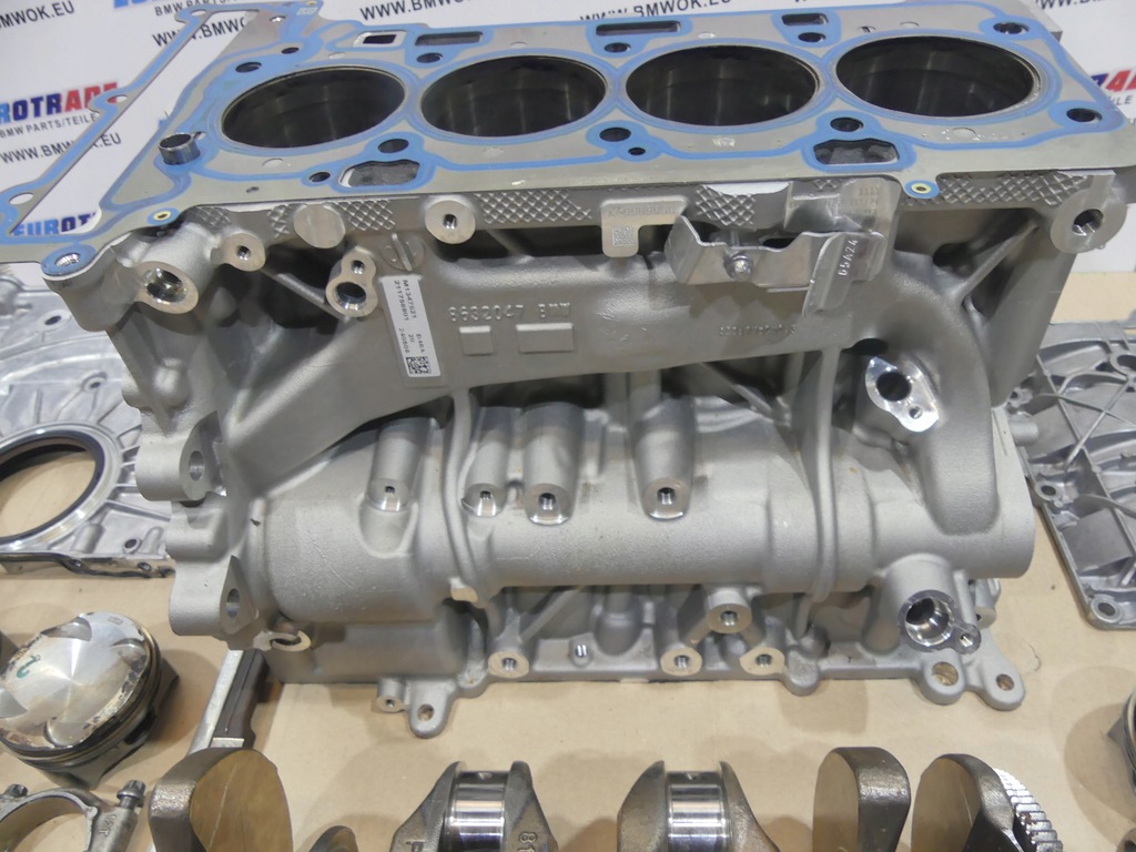 фото №12, Bmw f70 f74 f78 u06 u11 u12 блок двигуна b48a20s wał колінчастий