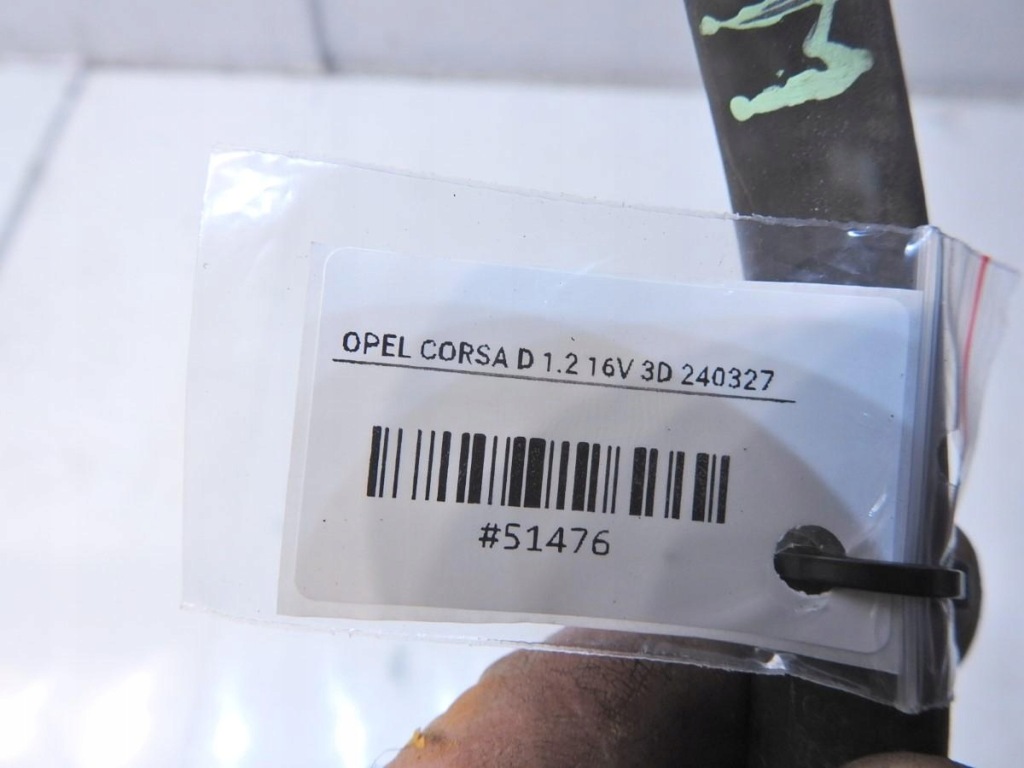 фото №4, Wąż трубка wody opel corsa d 1.2 16v 643293970