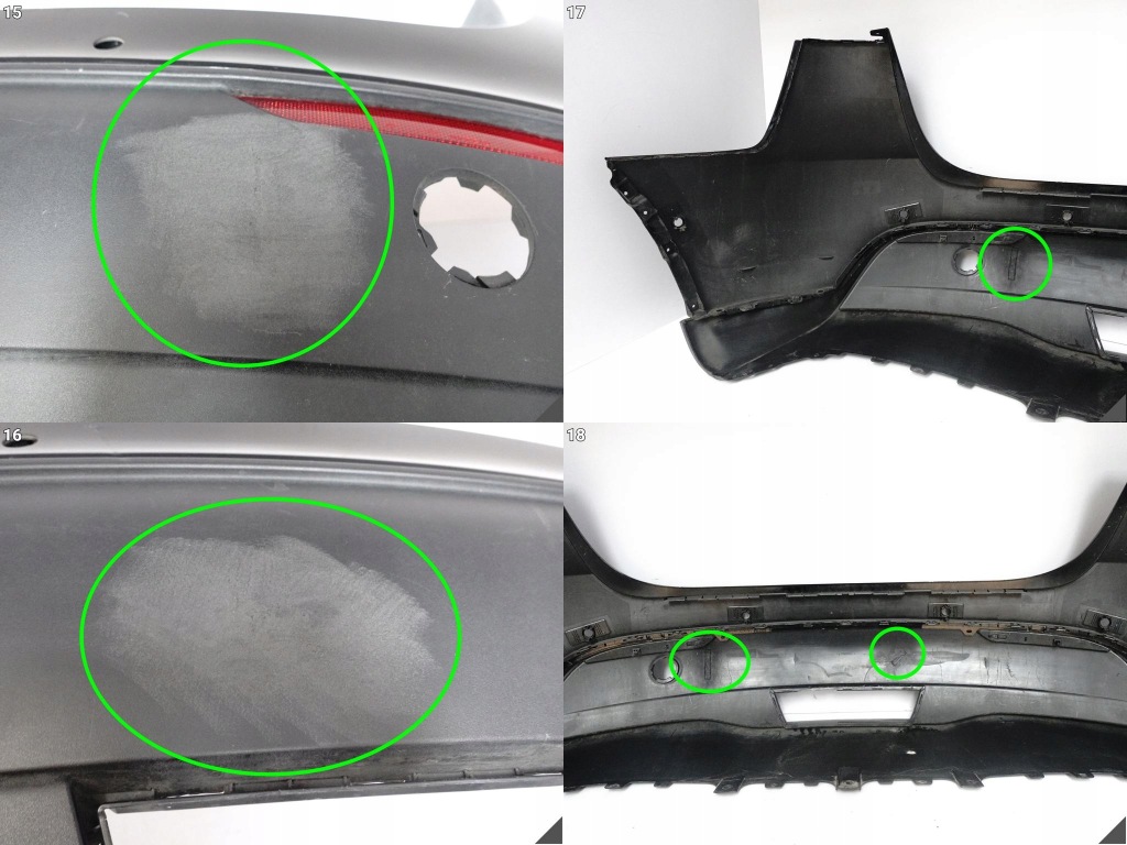 Tesla model y 20- бампер бампер + спойлер диффузор задняя 6xpdc в Украине