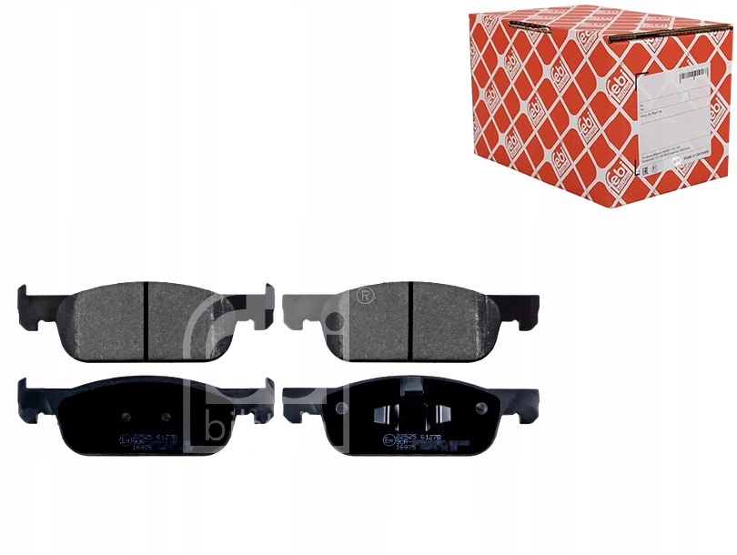 фото №16, Тормозные колодки тормозной. renault clio 15- dacia logan, sandero 15- перед feb