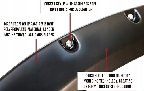 фото №8, Ford f-150 2021-25 розширювачі крила з отворами накладки чорні з заклепки