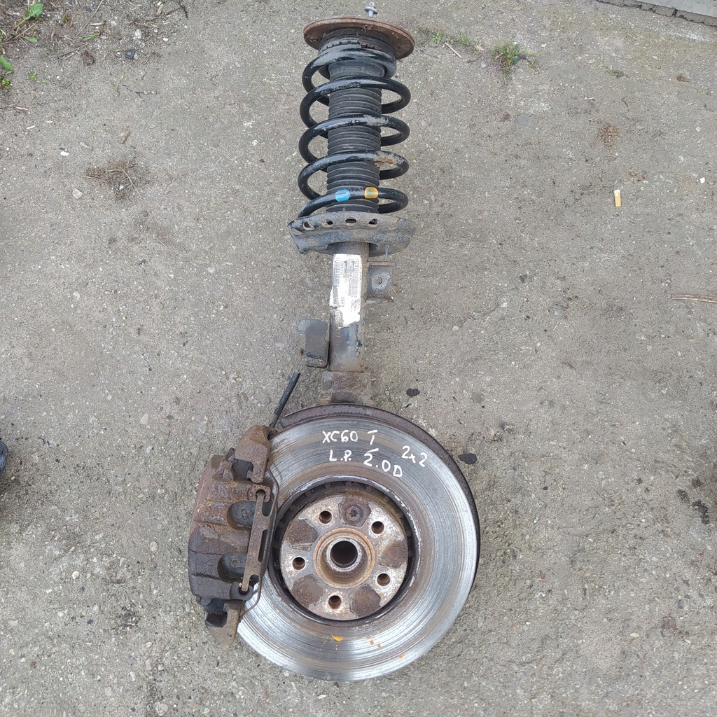 фото №1, Volvo xc60 i 2.0d поворотний кулак амортизаторна стійка амортизатор лівий перед