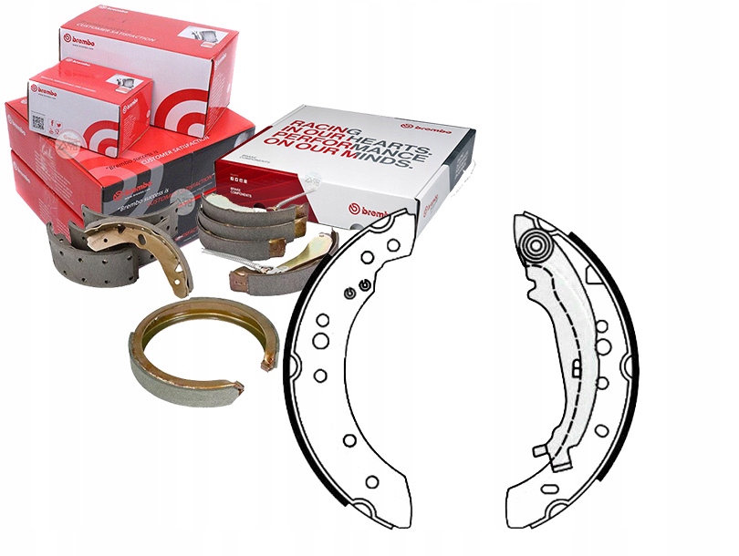 фото №1, Brembo s 54 521 набір колодка гальмівних