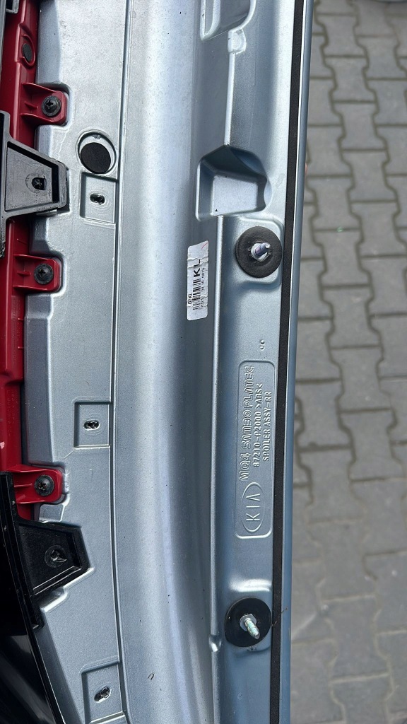 фото №4, Kia sorento 2021- спойлер крышки задняя задняя