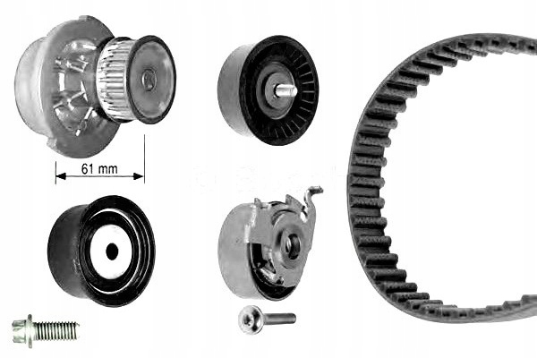 фото №2, Bosch комплект - набор ремень распределительного вала 1987948259wp