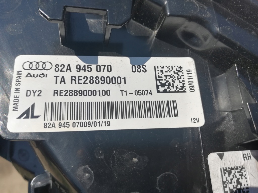 фото №6, Audi a1 2018-2020 лампа задняя задняя правая