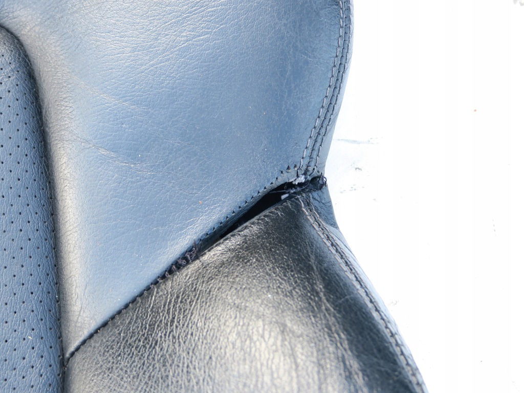 фото №4, Обшивка спинка перед czarna шкіра recaro mercedes slk w170 r170