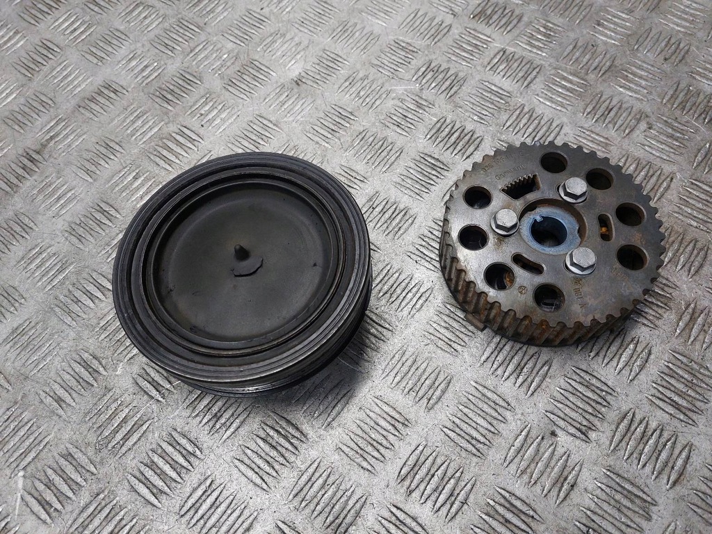 фото №8, Шкив коленчатого вала + колесо зубчатое вала + вала audi q5 8r 2.0 tdi