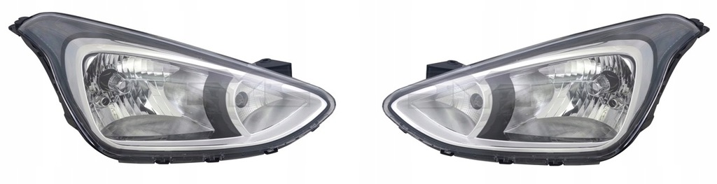 фото №1, Фара лампа hyundai i10 14- l+p tyc