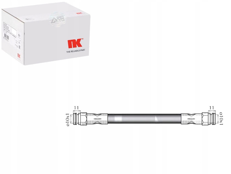 фото №5, Шланг тормозной hyundai atos 99-03