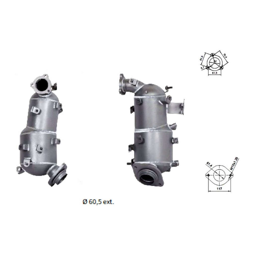 фото №1, Фильтр частиц твердых dpf - toyota rav 4 iii iv - 2.2 d