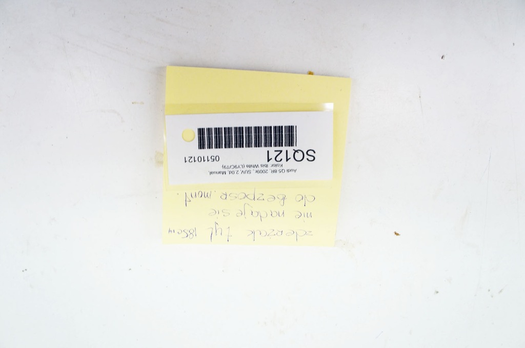 фото №16, Sq121 audi q5 i 8r ^ бампер задня задній ibis white ly9c/t9