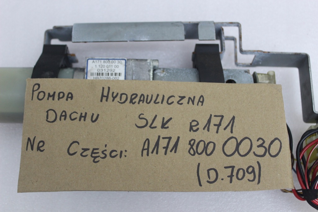 фото №16, Mercedes slk ii w171 r171 amg насос крыша a1718000030