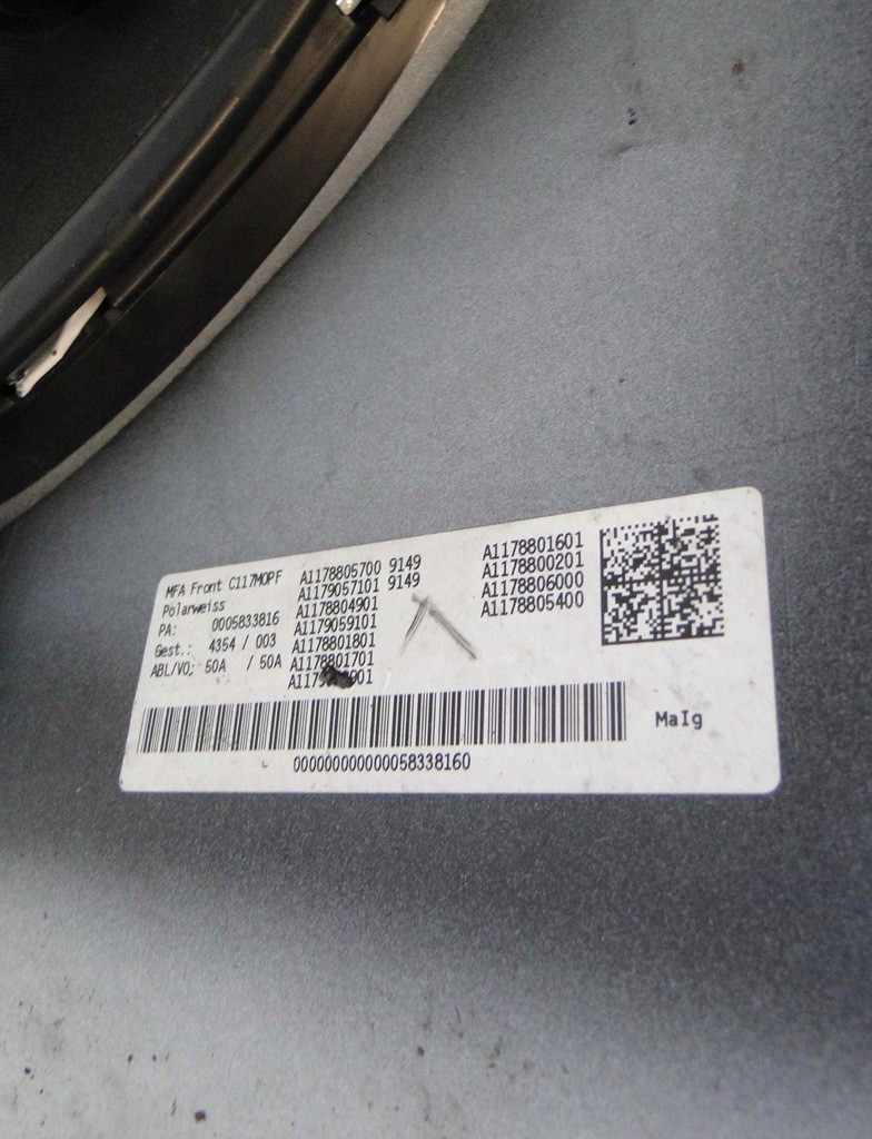 фото №14, Mercedes бампер amg передний na pts cla 117 c117 x117 w117 lifting