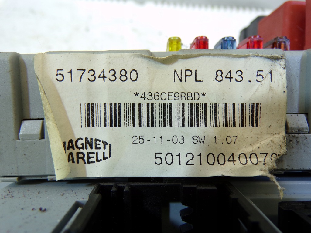 фото №6, Набор стартовый lancia ypsilon 2 ii 1.2 iaw 5af.n8