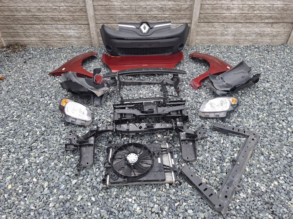 фото №1, Kompletny перед бампер капот renault kangoo ii lift z.e. 2014-2021#7592
