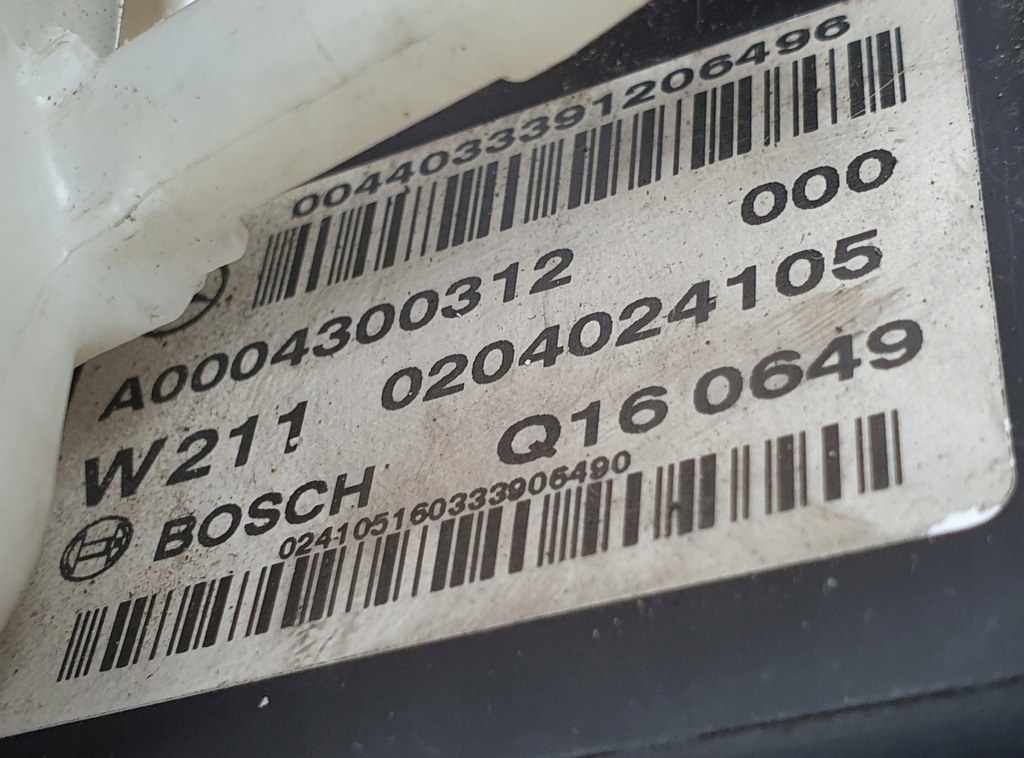 фото №6, Насос усилитель тормозов mercedes w211 3.2 v6 a0004300312