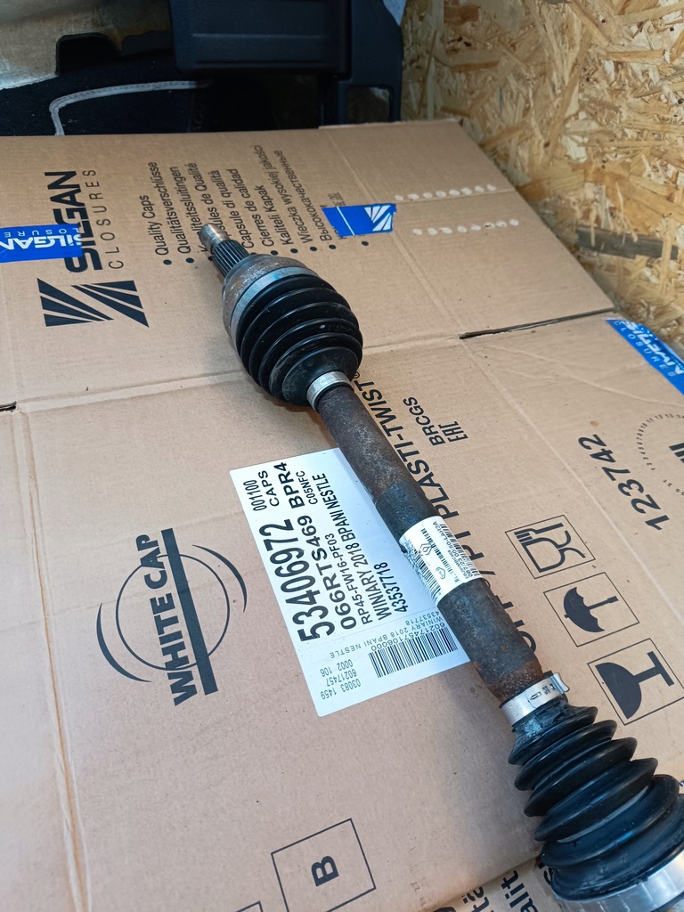 фото №2, Приводной вал автоматическая коробка передач 1.3 tce 391001324 renault scenic iv