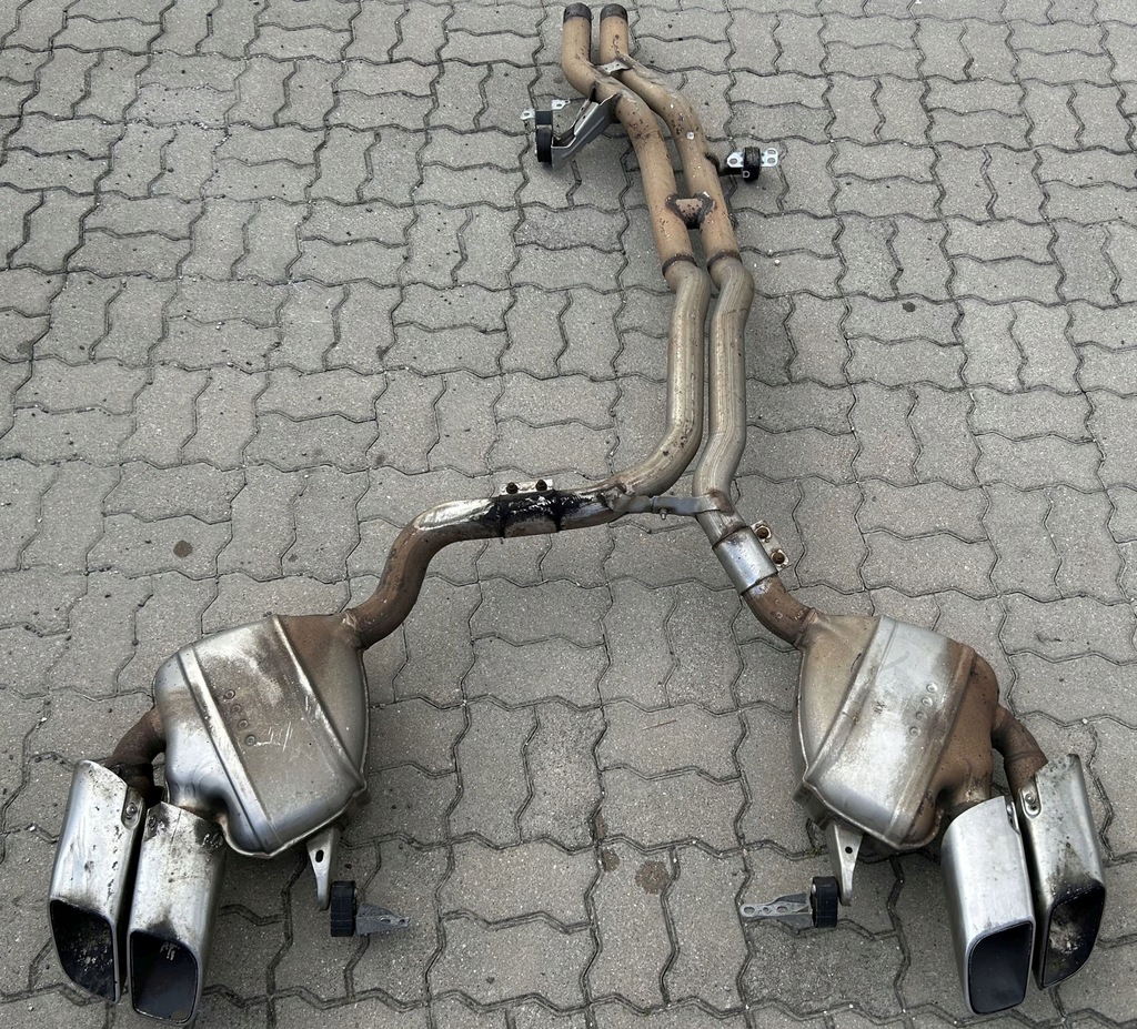 фото №11, Kompletny вихлоп porsche macan turbo 95b 3,6 95b253611n 95b253612b