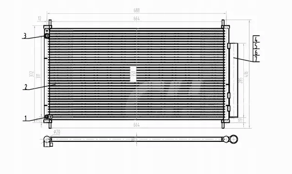 фото №2, Hart радіатор кондиціонера 621 599